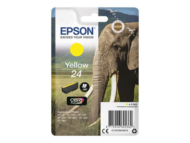 EPSON - 24 - yellow - original - ink cartridge