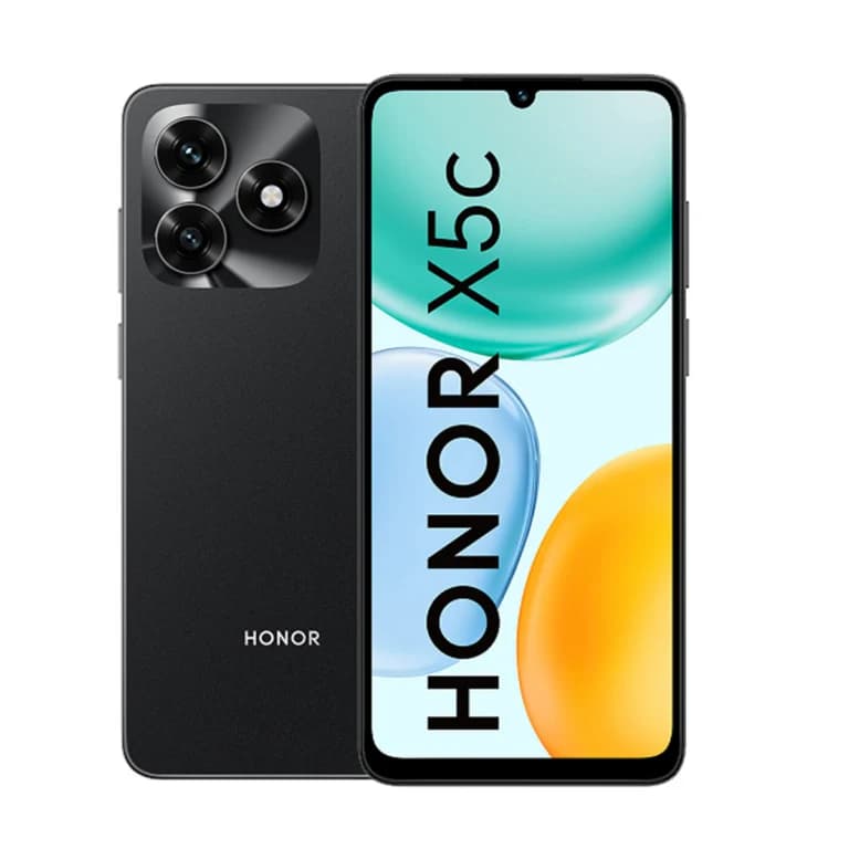 Honor X5c Plus 128GB 4G Smartphone - Midnight Black | 5109BYFHNEW
