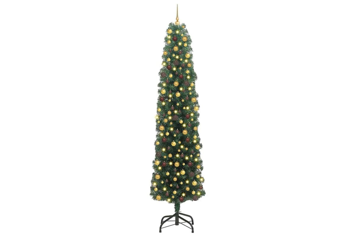 Vidaxl Artificial Christmas Tree With 300 Leds With Stand Green 240 Cm