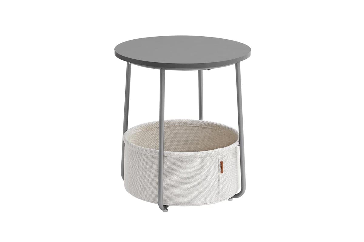 Vasagle End Table | Side Table | Chipboard And Steel | 45 X 50 Cm