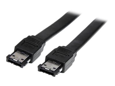 STARTECH.COM - StarTech Shielded External eSATA Cable - eSATA cable - Serial ATA 150 - eSATA (M) to eSATA (M) - 3 ft - black - ESATA3 - eSATA cable - 91 cm