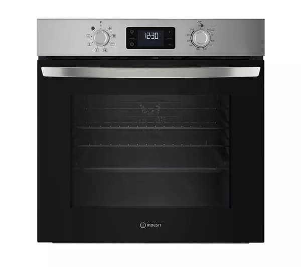 INDESIT Turn&Go IO 253 X UK Plug-in Electric Oven - Stainless Steel