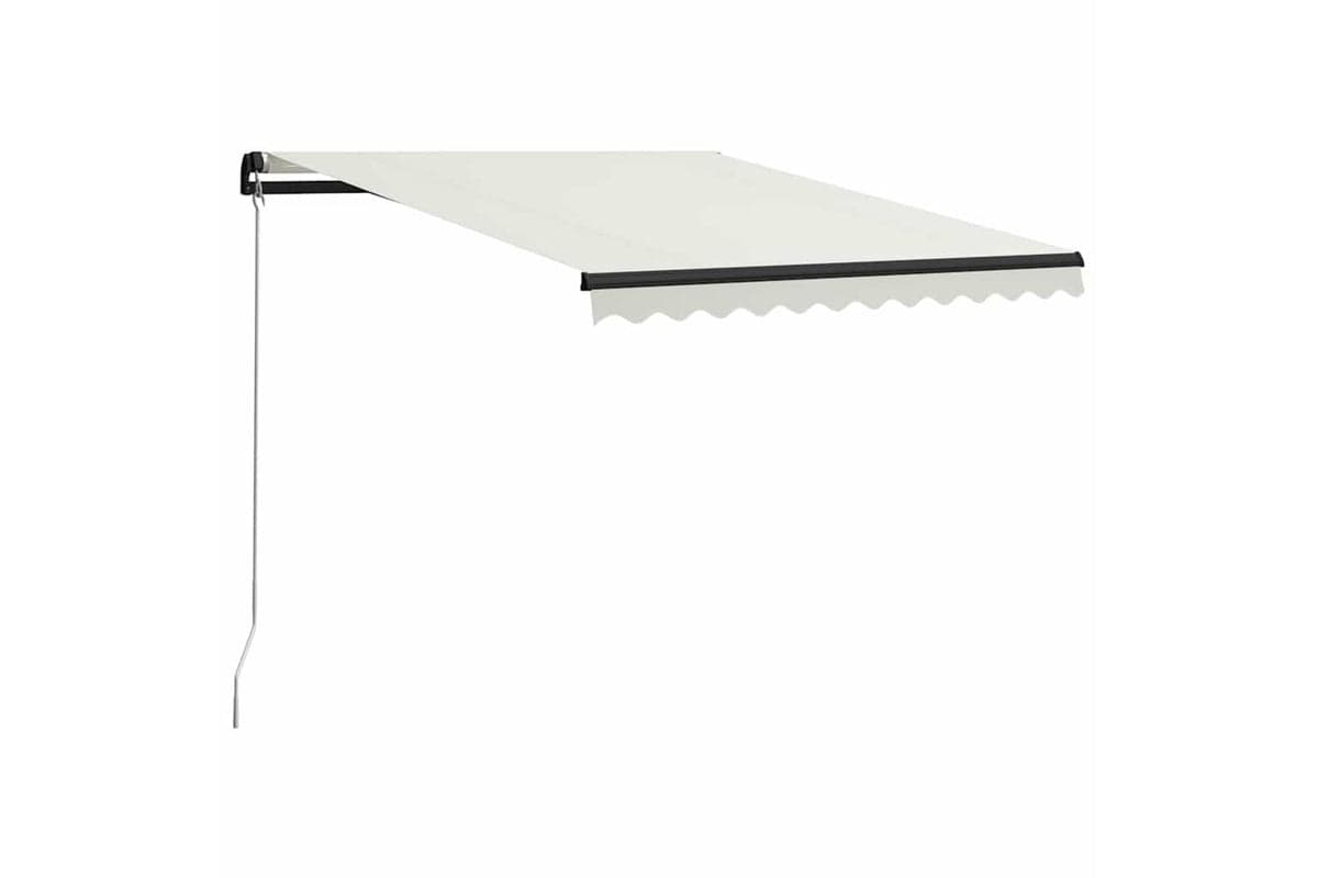 vidaXL 3055185 Manual Retractable Awning 300x250cm Cream