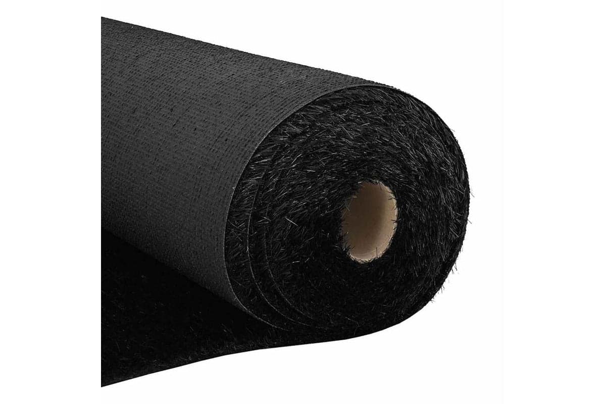 Artificial Grass Black 5 X 1 M Polypropylene