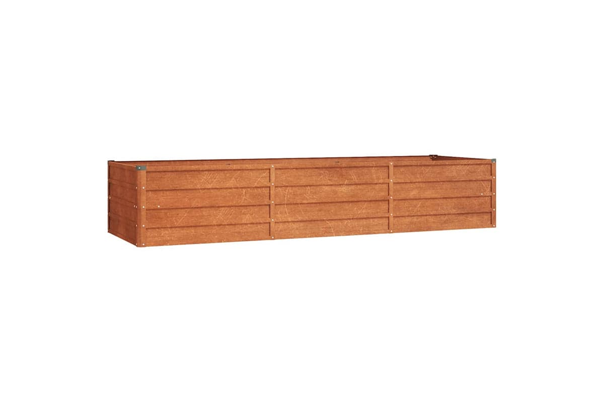 Vidaxl Garden Raised Bed Rusty 240x80x45 Cm Corten Steel