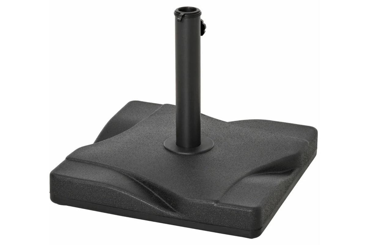 Outsunny Garden Square Umbrella Stand | Black