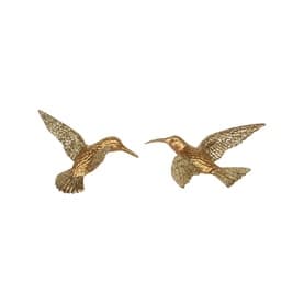 Sparkling Hummingbird Tree Decoration Set of Two 11.5cm