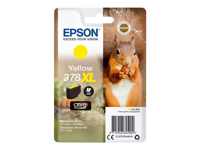 EPSON - 378XL - XL - yellow - original - ink cartridge