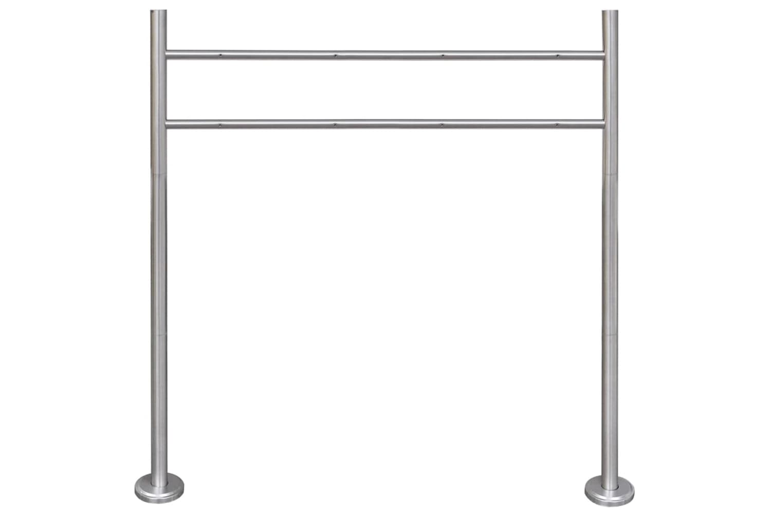 Vidaxl 50355 Stainless Steel Stand For Double Mailbox