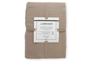 The Linen Room 300TC Cotton Sateen Extra Deep Fitted Sheet
