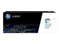 HP - 659X - cyan - original - LaserJet - toner cartridge (W2011X)