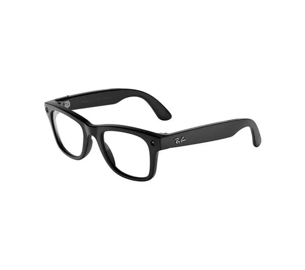 META RAY-BAN Wayfarer (Gen 3) AI Glasses - Matte Black with Clear Lenses