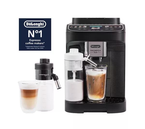 DELONGHI Magnifica Duo ECAM330.80.BXB Bean to Cup Coffee Machine - Black