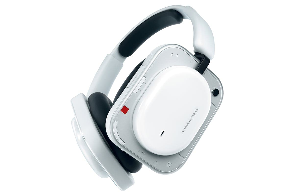 Nothing (a) On-Ear Wireless Active Noise Cancelling Headphones | White
