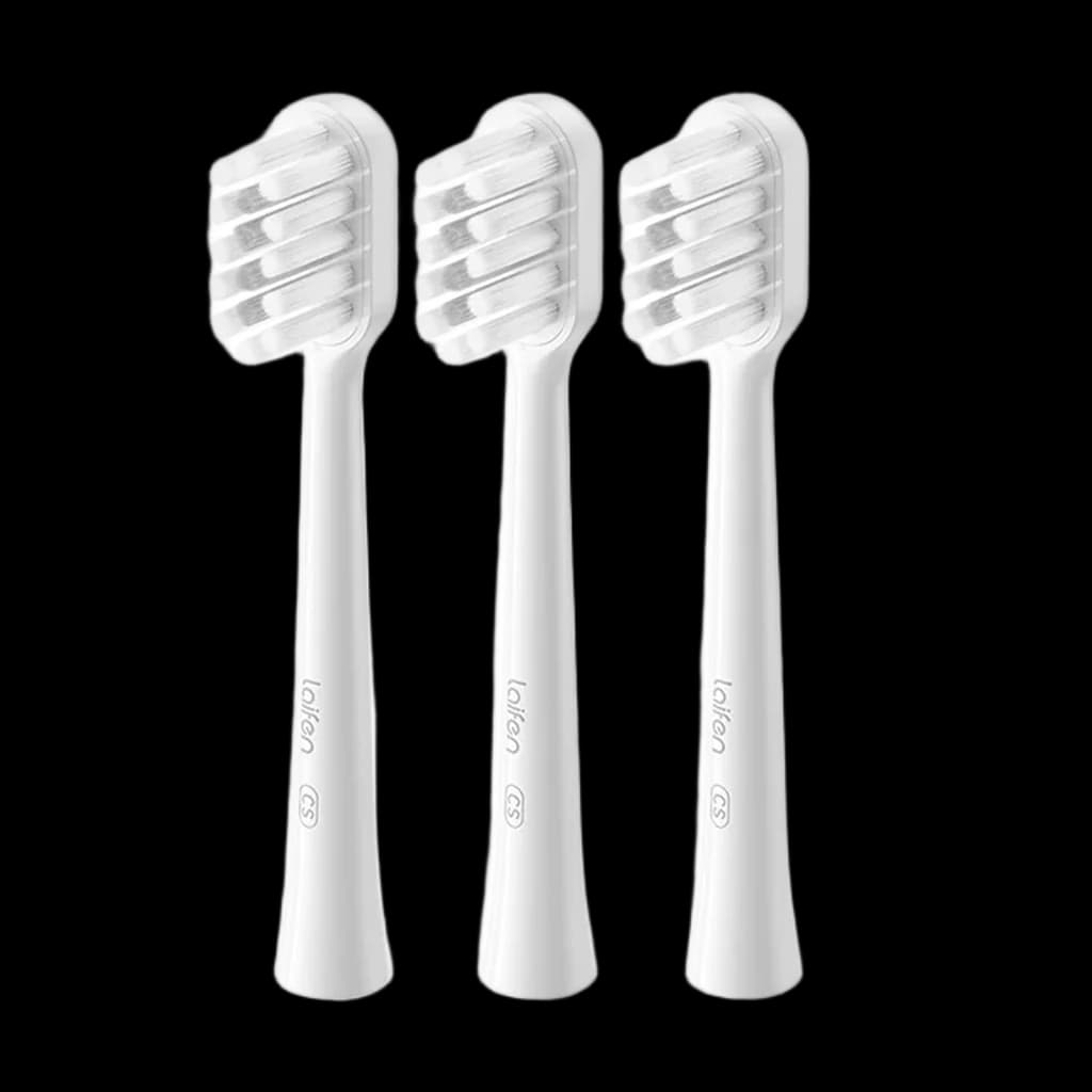 Laifen Wave Gum Care Toothbrush Head Pack of 3 - White | 852493