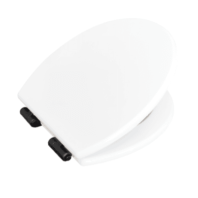 Park Royal White Round Wooden Toilet Seat