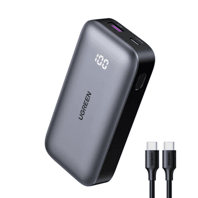 UGREEN Nexode 10000mAh Mini Quick Charging 30W Power Bank - Grey