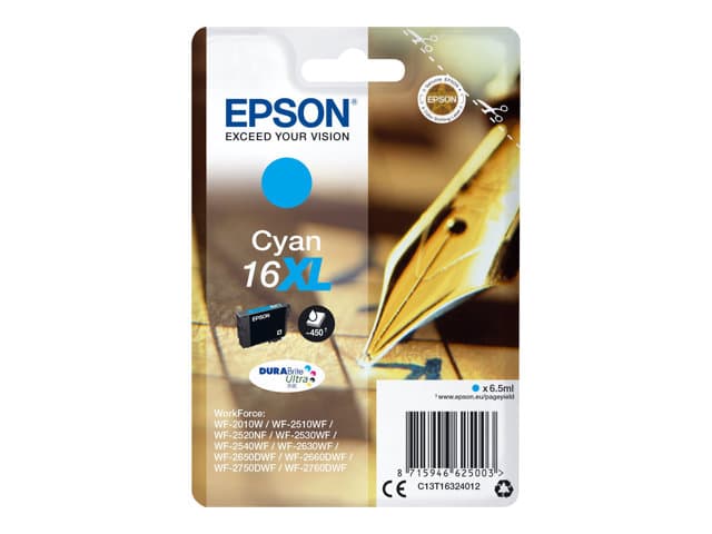 EPSON - 16XL - XL - cyan - original - ink cartridge