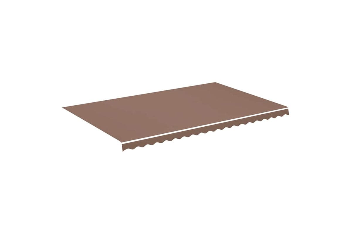 Vidaxl 311981 Replacement Fabric For Awning Brown 5x3 M