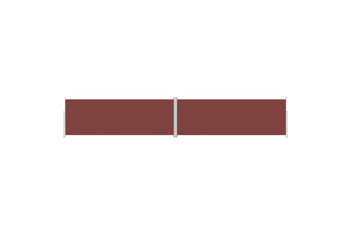 vidaXL 318087 Retractable Side Awning Brown 220x1200cm