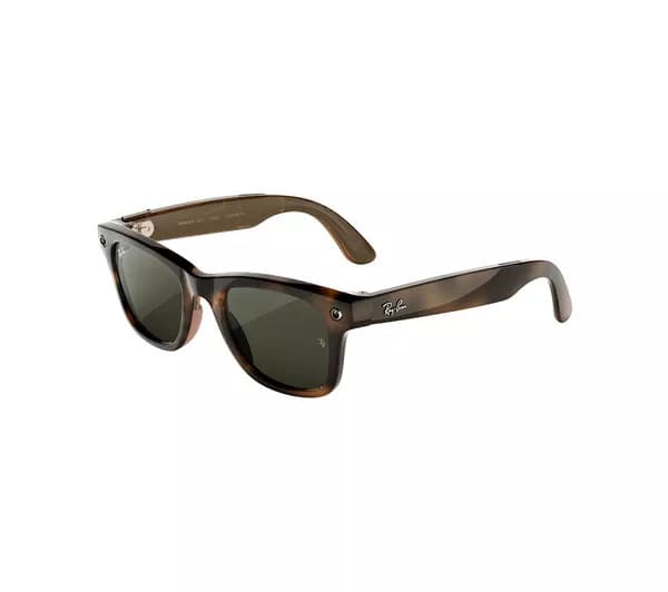 META RAY-BAN Wayfarer (Gen 3) AI Glasses - Havana with Green Lenses