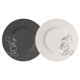 Manufacture Rock Mickey Mouse Breakfast/Dessert Plate 2-Piece Set