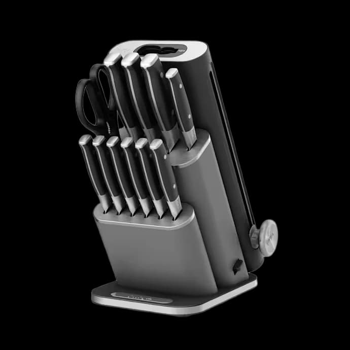 Ninja StaySharp 13-Piece Knife Block Set & Removable Sharpener - Black | NK32013EUUKBK1