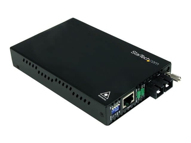 STARTECH.COM - Startech 10/100 Mbps Single Mode Fiber Media Converter SC - 18.6 miles/30km over Single Mode SC Fiber (ET90110SM302) - fibre media converter - 10Mb LAN, 100Mb LAN