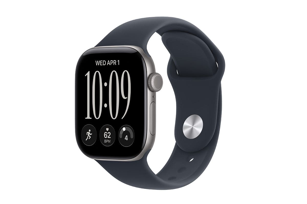 Apple Watch Series 12 | GPS | 42mm | Space Grey Aluminium | Navy Blue Sport Band | S/M