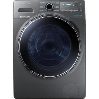 Refurbished Samsung EcoBubble WW80H7410EX 8KG 1400 Spin Washing Machine Graphite