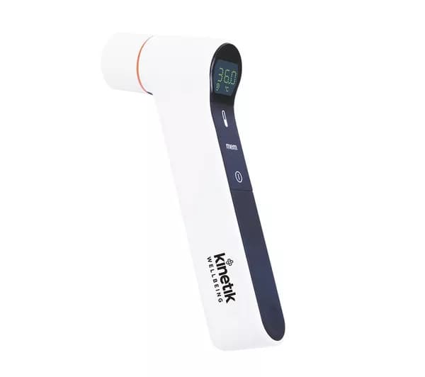 KINETIK Infrared Ear & Forehead Thermometer - White & Black