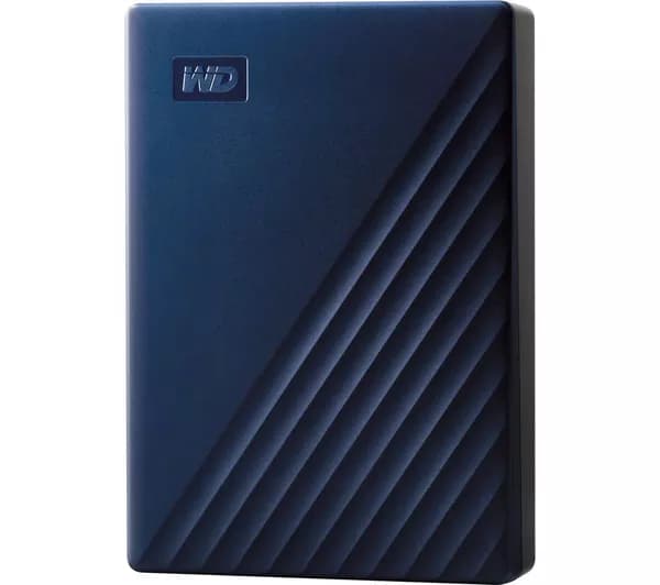 WD My Passport Portable Hard Drive - 6 TB, Blue