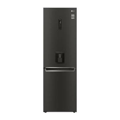 Refurbished LG NatureFRESH 340 Litre 70/30 Fridge Freezer Fridge Freezer - Black Steel