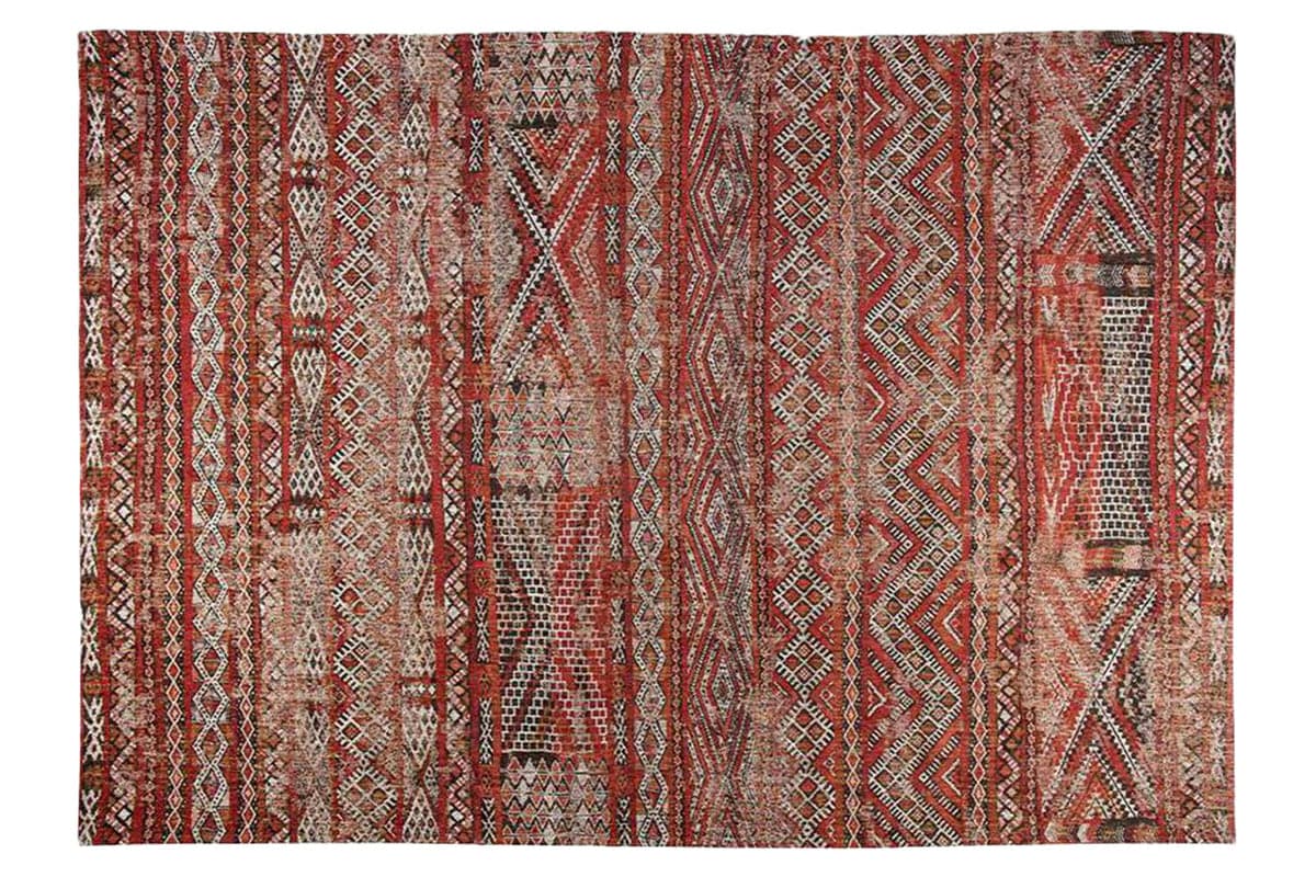 Louis De Poortere | Kilim Fez Indoor Eco Rug | Red | 280 x 390 cm