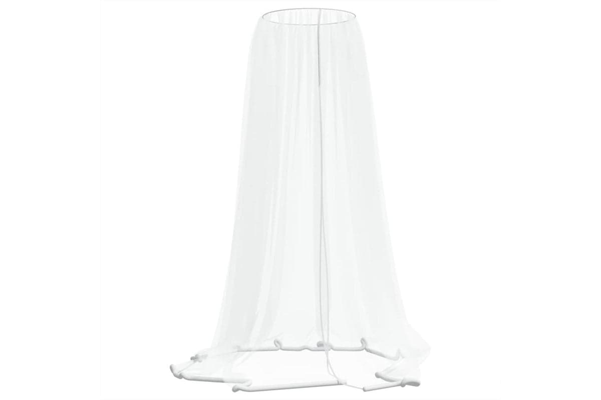 Vidaxl Mosquito Net For Umbrella 220 Mesh White Φ300x230 Cm