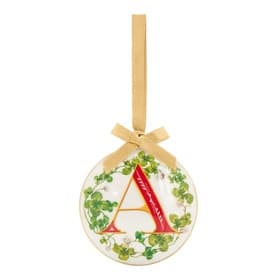 Enamel Letter A Decoration