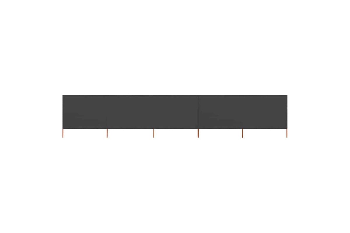 vidaXL 47168 5-panel Wind Screen Fabric 600x160cm Anthracite