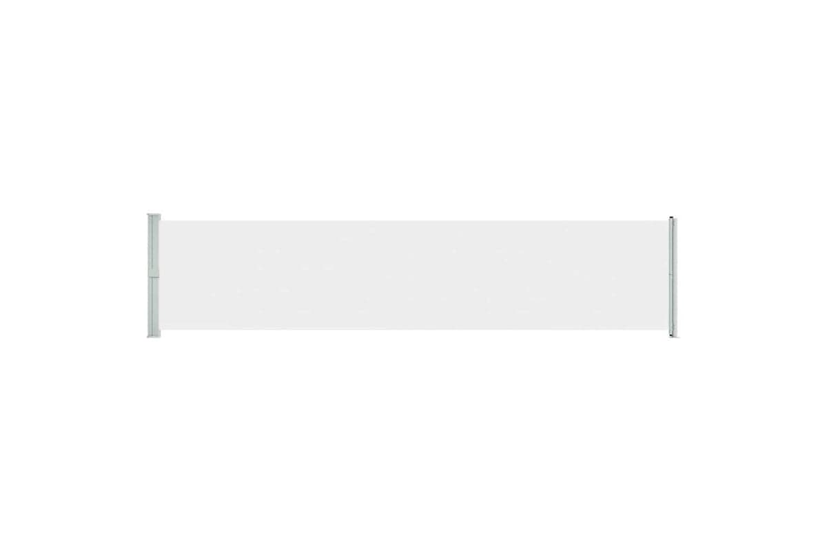 vidaXL 313370 Patio Retractable Side Awning 140x600cm Cream