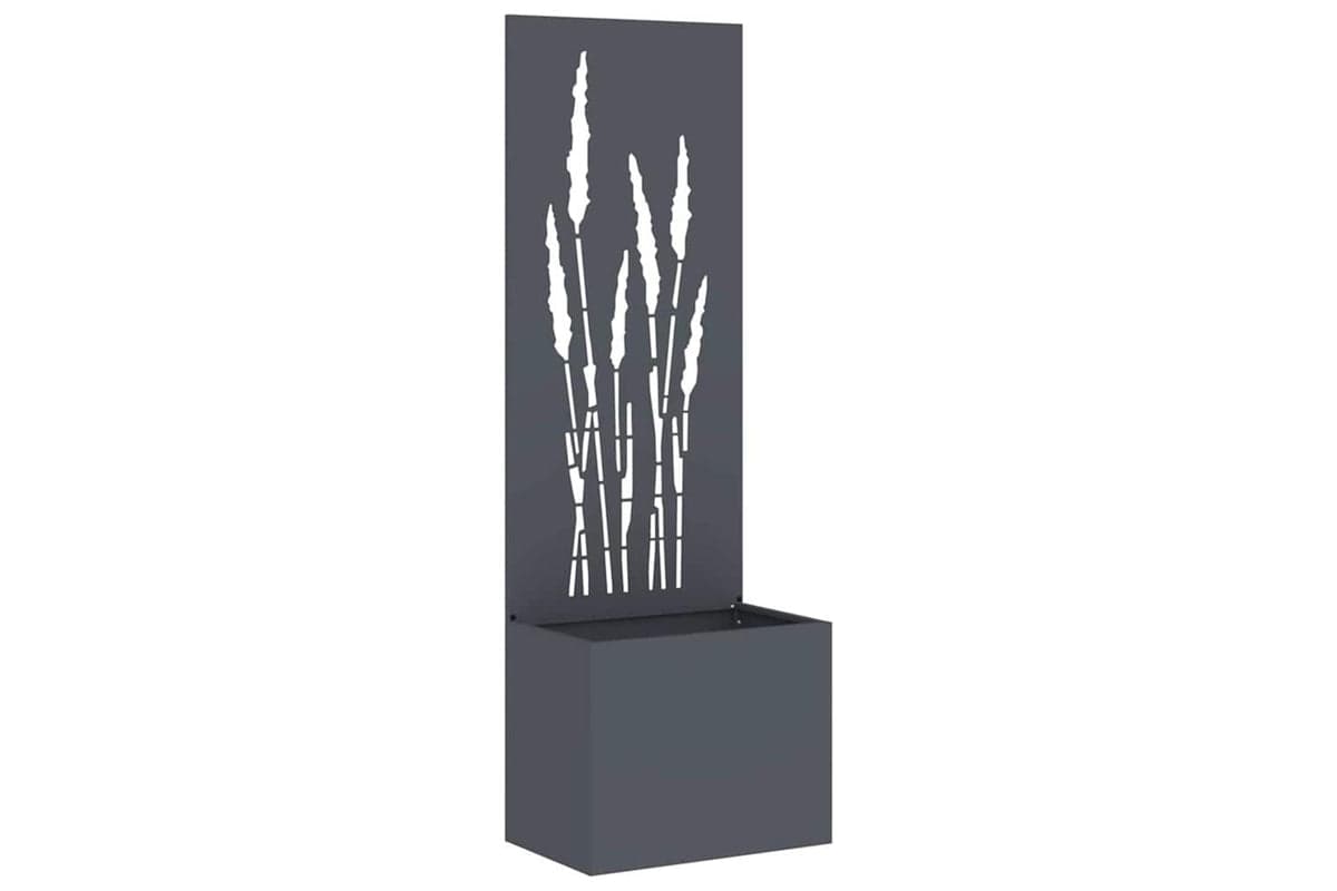 Garden Privacy Screen Anthracite 50 X 140 Cm Cold-rolled Steel