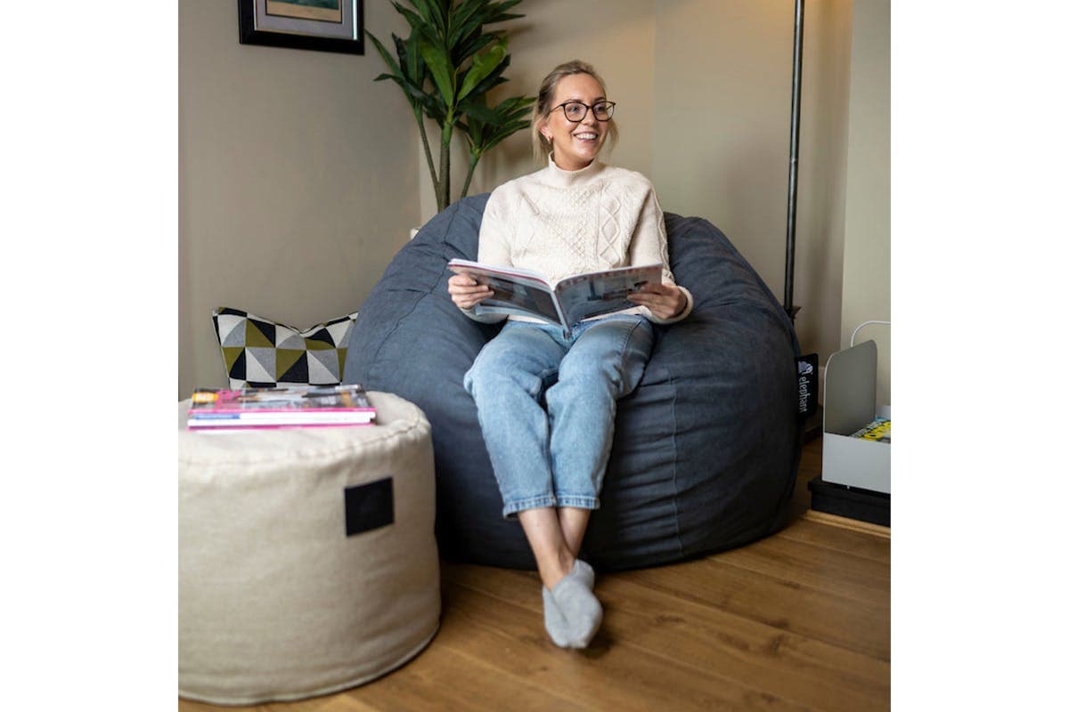 Elephant Kumo Bean Bag | Smoke Grey