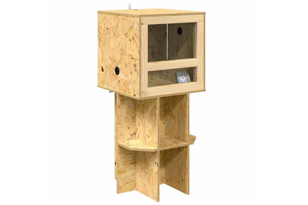 Vidaxl Terrarium Brown 40 X 40 X 90 Cm Osb