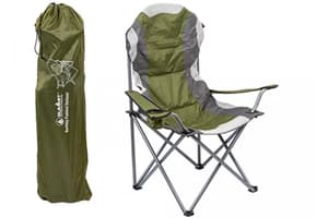 Summit 633109 Berkley Padded Relaxer High Back Chair | Forest Green