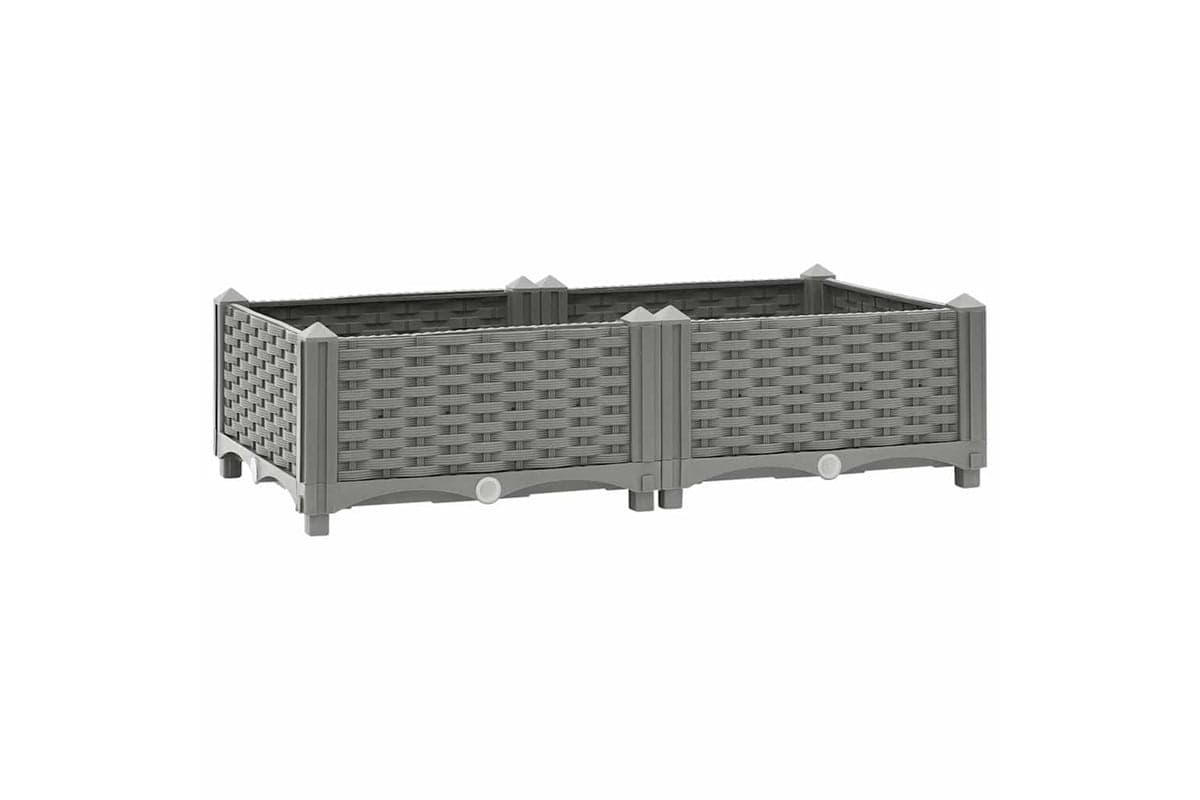 vidaXL Raised Bed 80x40x23cm Polypropylene