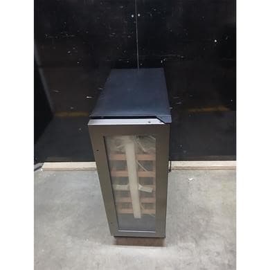 Refurbished 18 Bottle Capacity 30cm Freestanding Under Counter Wine Cooler - Premium Dark Stainless Steel