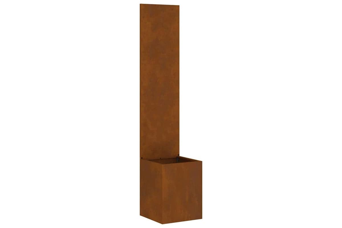Garden Privacy Screen Rusty 32 X 140 Cm Weathering Steel