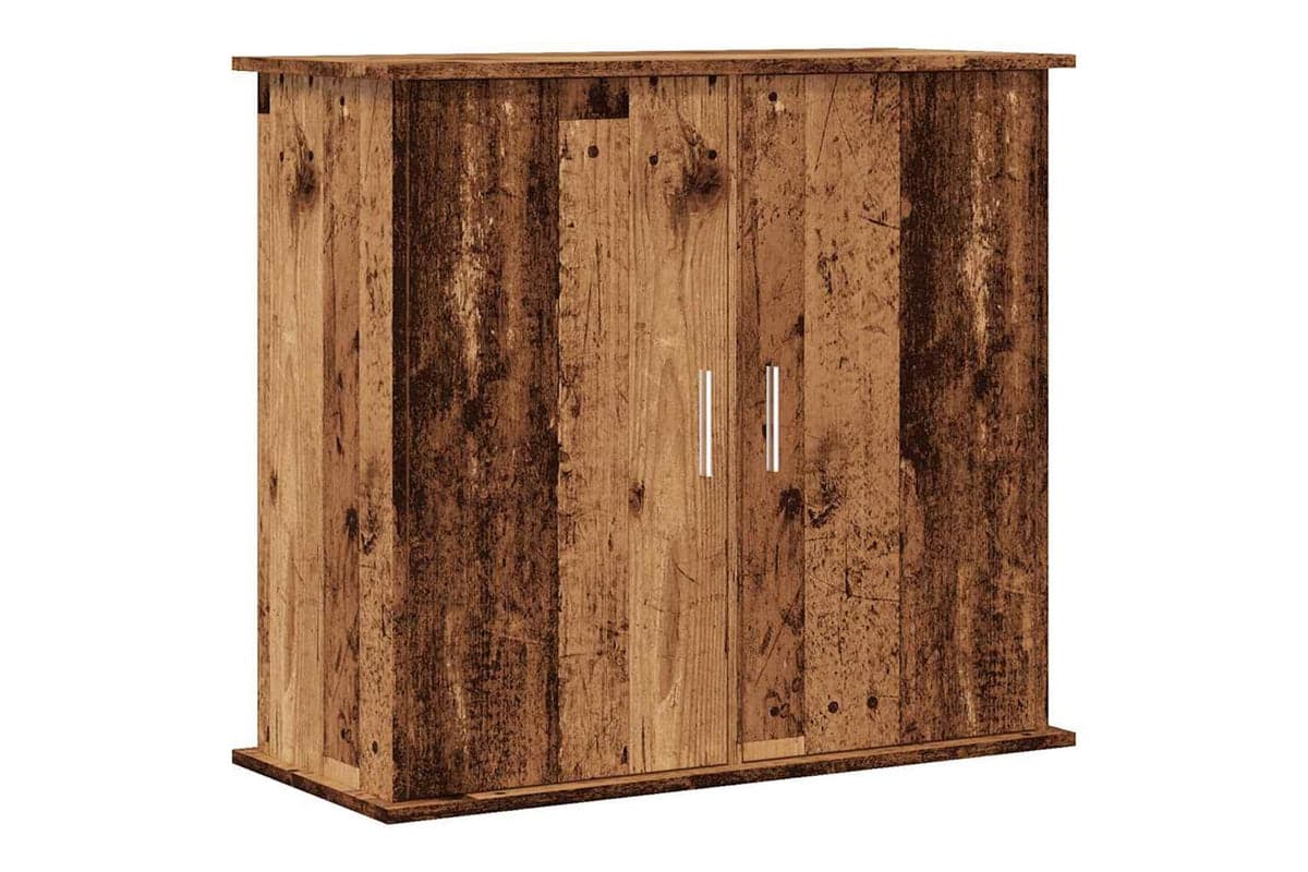 Vidaxl Aquarium Stand Old Wood 81x36x73 Cm Engineered Wood