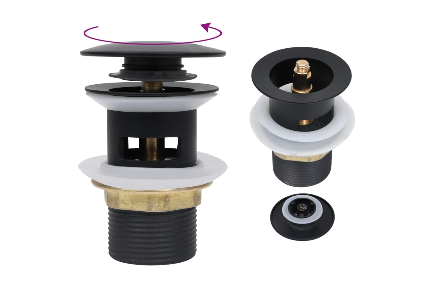 vidaXL Push Drain