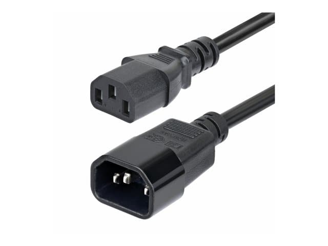 STARTECH.COM - StarTech 4.5m Power Extension Cord, C14 to C13, 15A 250V, KEMA-KEUR - power extension cable - IEC 60320 C14 to power IEC 60320 C13 - 4.6 m