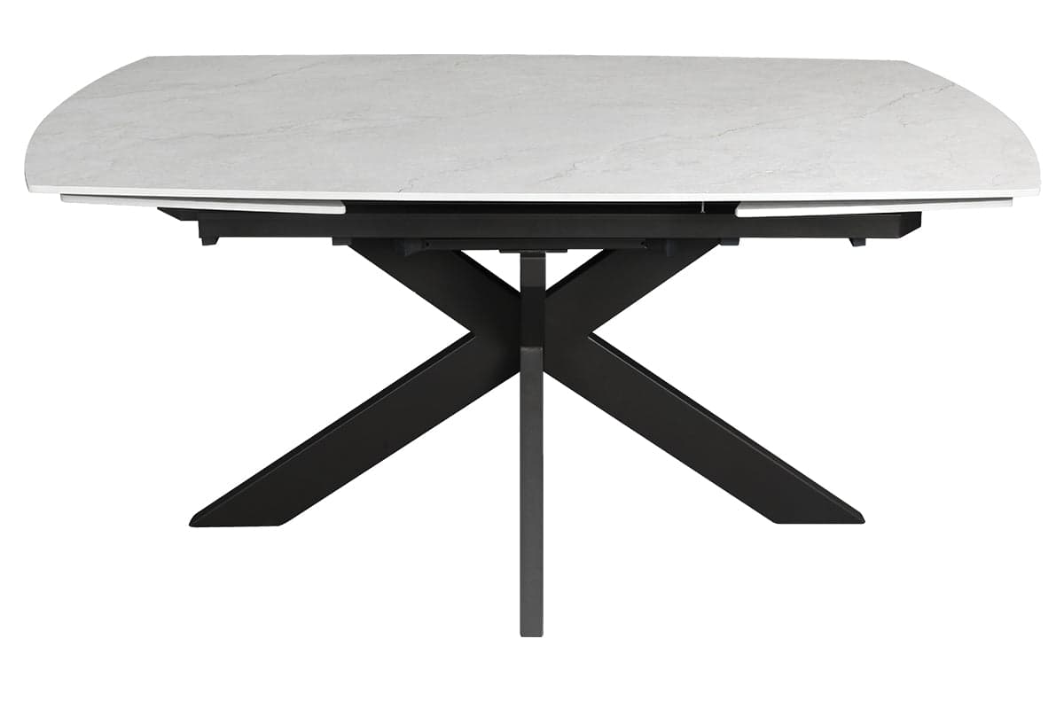 Arcadia Extending Swivel Dining Table | White