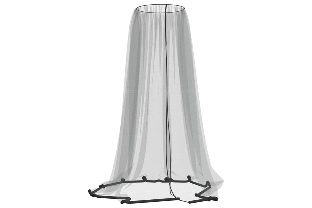Vidaxl Mosquito Net For Umbrella 220 Mesh Black Φ300x230 Cm